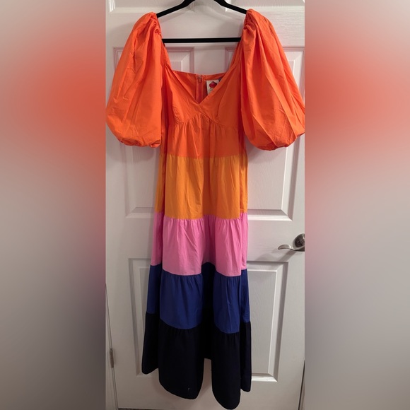 Farm Rio Color Block Maxi Dress - Picture 4 of 6